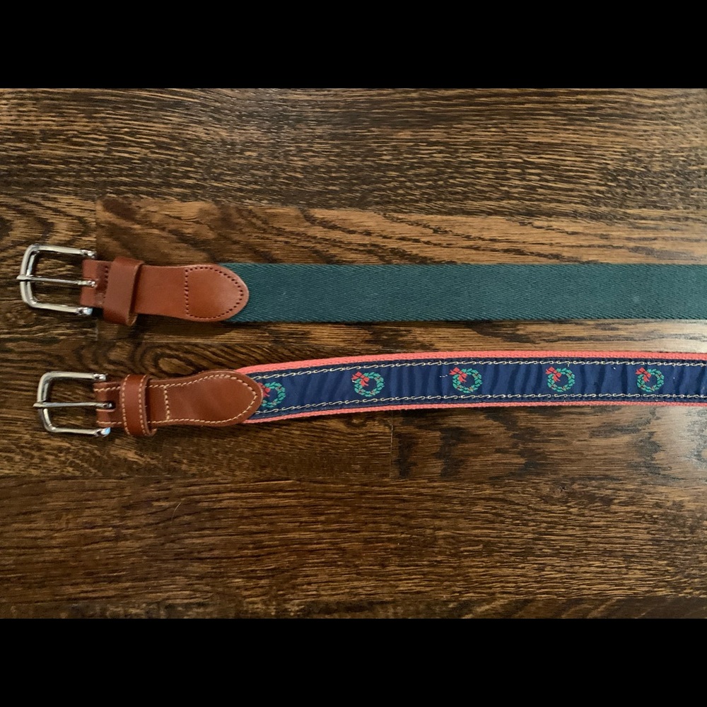 Two men’s belts